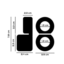 Anillo Pene y Testículos Powering PR09 Negro