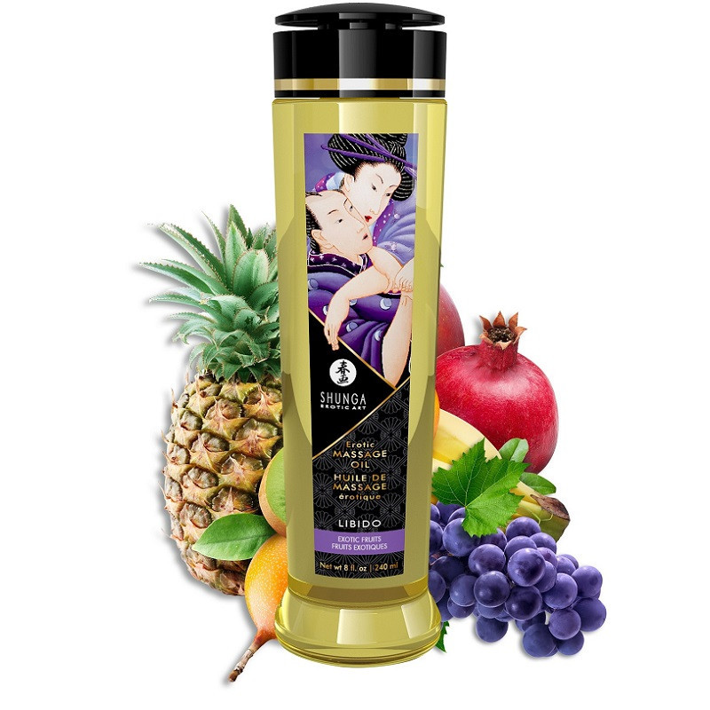 Aceite Erotic Massage Oil Libido Frutos Exóticos Shunga 240 ml