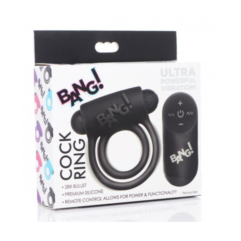 Anillo Recargable Doble Anilla Control Remoto Bang