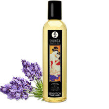 Aceite Erotic Massage Oil Sensation Lavanda Shunga 250 ml