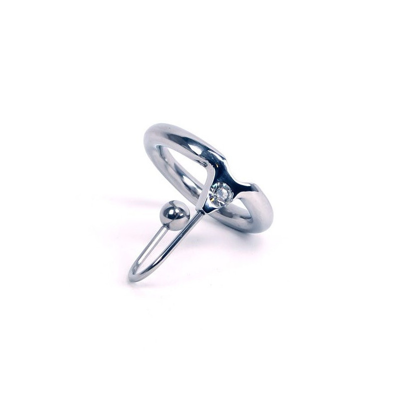 Anillo Tapón Acero Kiotos 30 mm Sperm Stopper Con Piedra