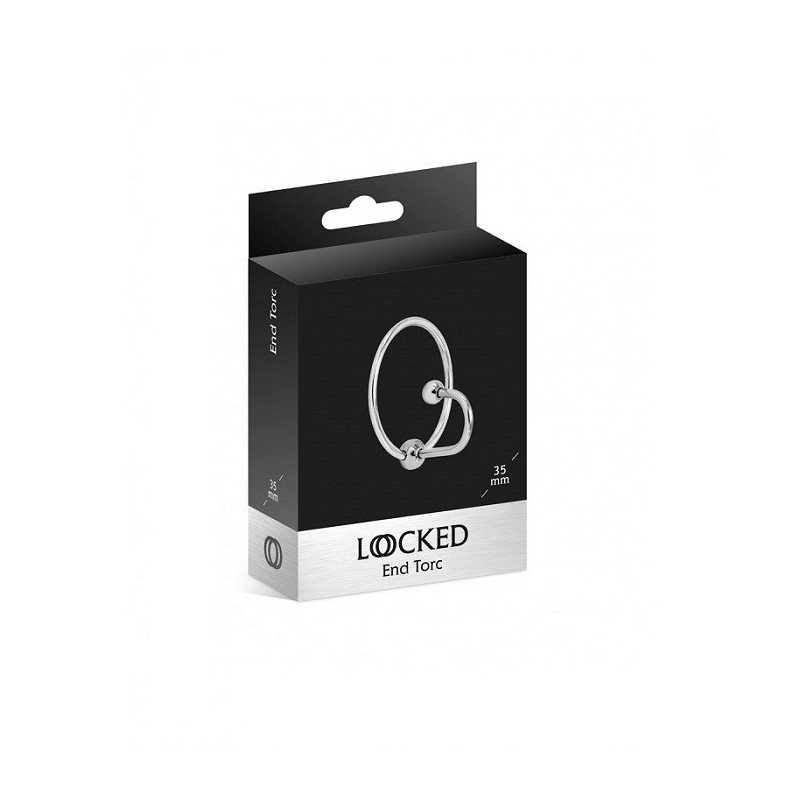 Anillo Tapón Acero Locked End Torc 35 mm