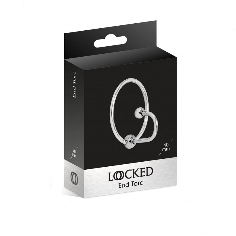 Anillo Tapón Acero Locked End Torc 40 mm