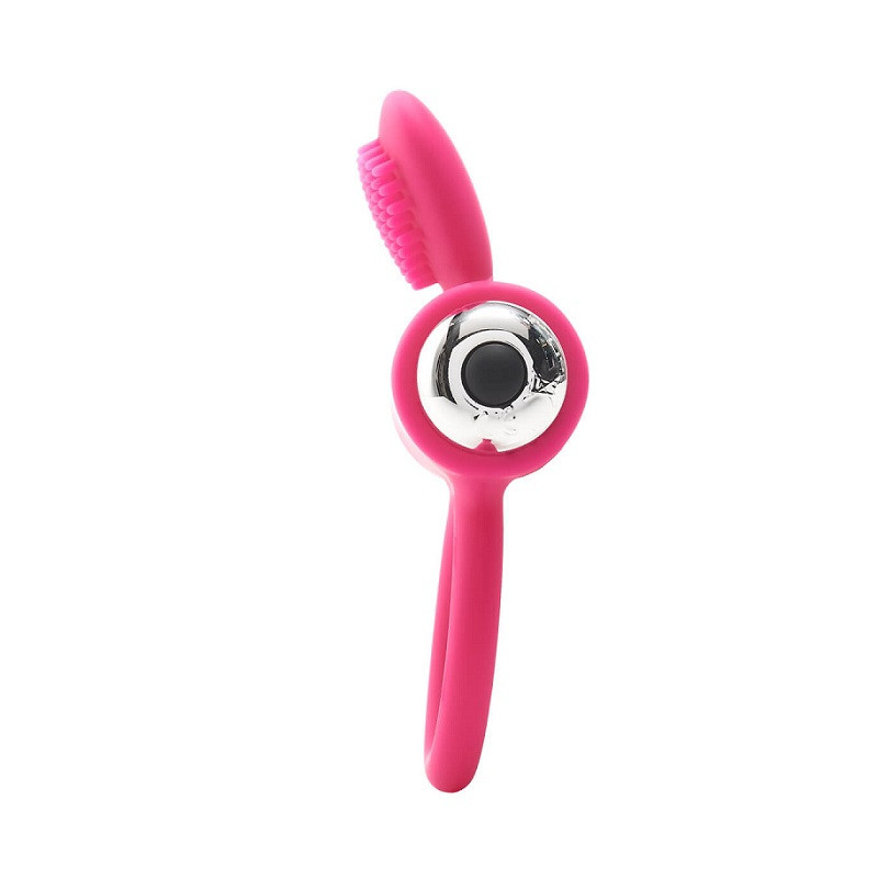 Anillo Vibrador De silicona Dream Toys Flirts Cockring Rosa