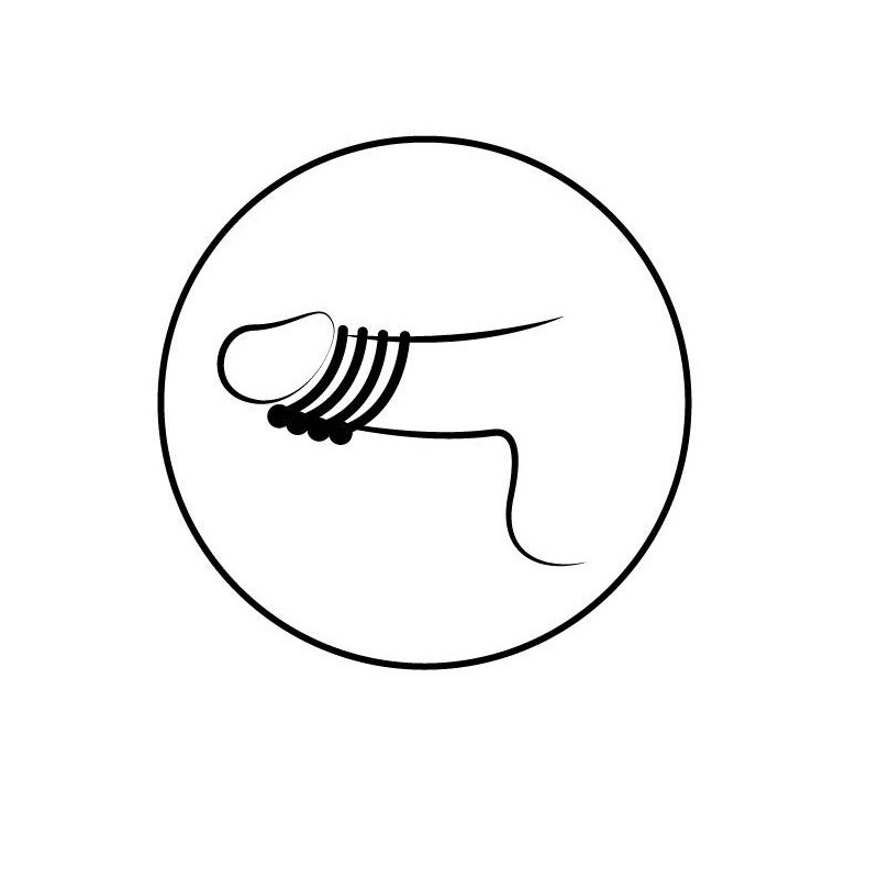 Anillos Acero 4 Bolas Unidas Locked Chain Torc 45 mm