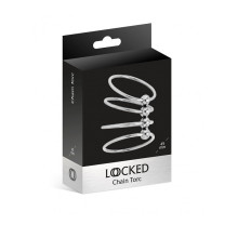 Anillos Acero 4 Bolas Unidas Locked Chain Torc 45 mm