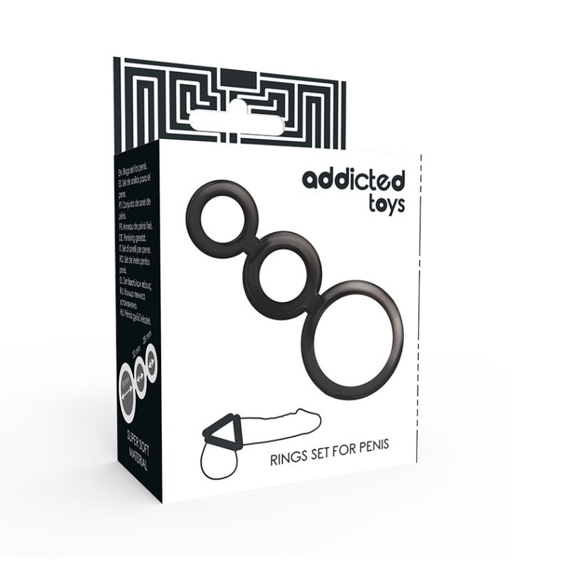 Anillos Pene y Testículos Addicted Toys