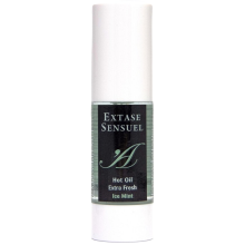 Aceite Masaje Hot Oil Extra Fresh Ice Menta Extase Sensuel 30 ml