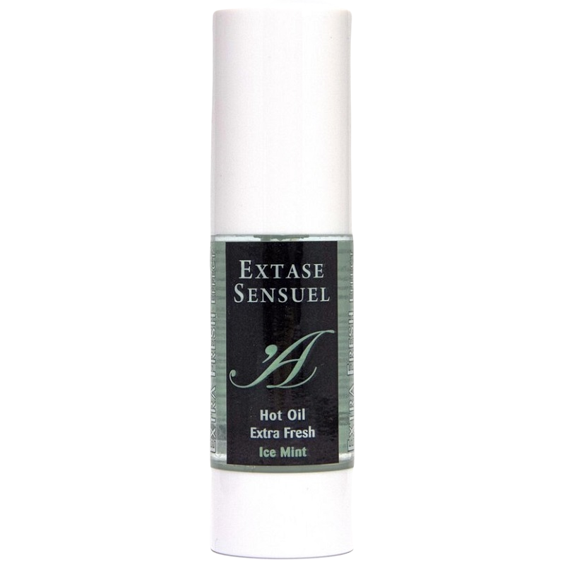 Aceite Masaje Hot Oil Extra Fresh Ice Menta Extase Sensuel 30 ml