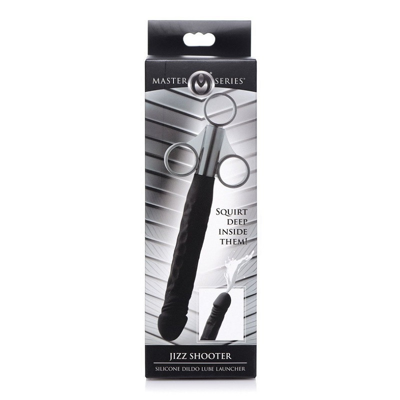 Aplicador Silicone Dildo Lube Launcher Jizz Shooter Master Series