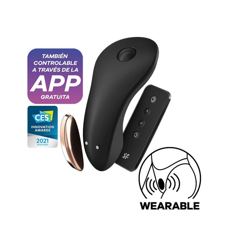 APP Control Estimulador Recargable Satisfyer Little Secret + Mando a Distancia