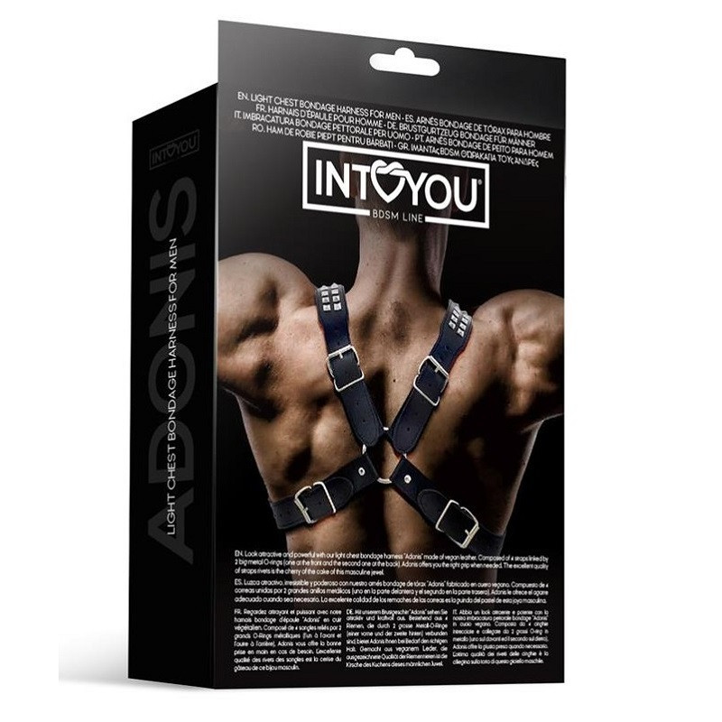 Arnés Ajustable Masculino BDSM Line Adonis