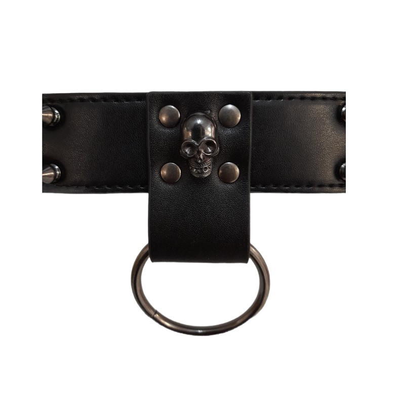 Arnés Ajustable Ouch Pinchos y Calaveras Masculino