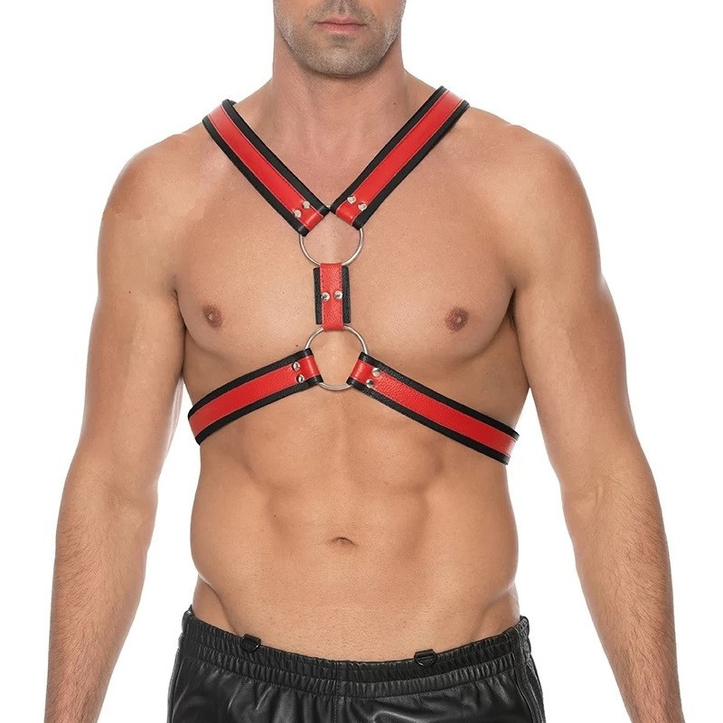 Arnés Ajustable Ouch Scottish Harness Rojo