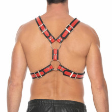 Arnés Ajustable Ouch Scottish Harness Rojo