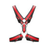 Arnés Ajustable Ouch Scottish Harness Rojo