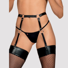 Arnés BDSM Obsessive Liguero A740 Negro