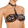 Arnés BDSM Polipiel Bikini Negro