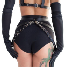 Arnés BDSM Polipiel Cintura Y Caderas Con Anillas