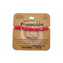 Ágata Rosa Pulsera