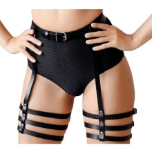 Arnés BDSM Polipiel Liguero Tiras