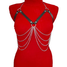 Arnés BDSM Polipiel Pecho Cadenas 62211