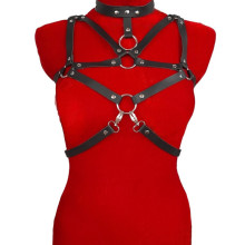 Arnés BDSM Polipiel Pecho Y Collar 62051