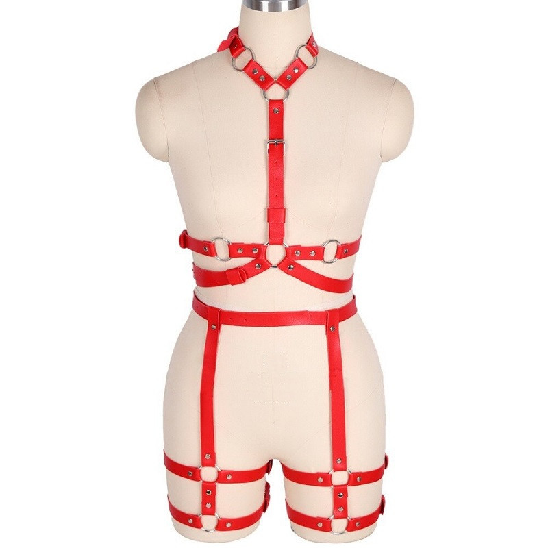 Arnés BDSM Rojo 62021