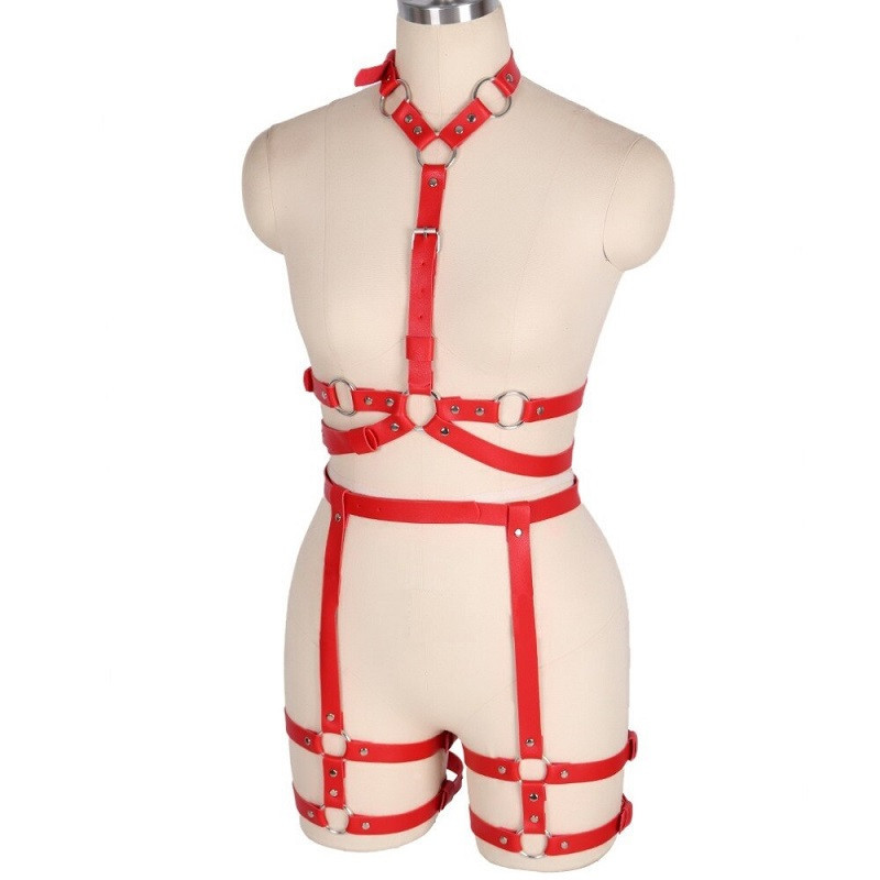 Arnés BDSM Rojo 62021
