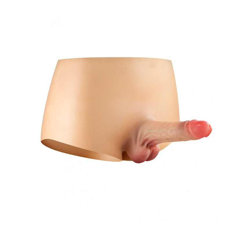 Arnés Culotte Femenino Macizo Pene realístico Real Manly L/XL