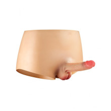 Arnés Culotte Femenino Macizo Pene realístico Real Manly S/M