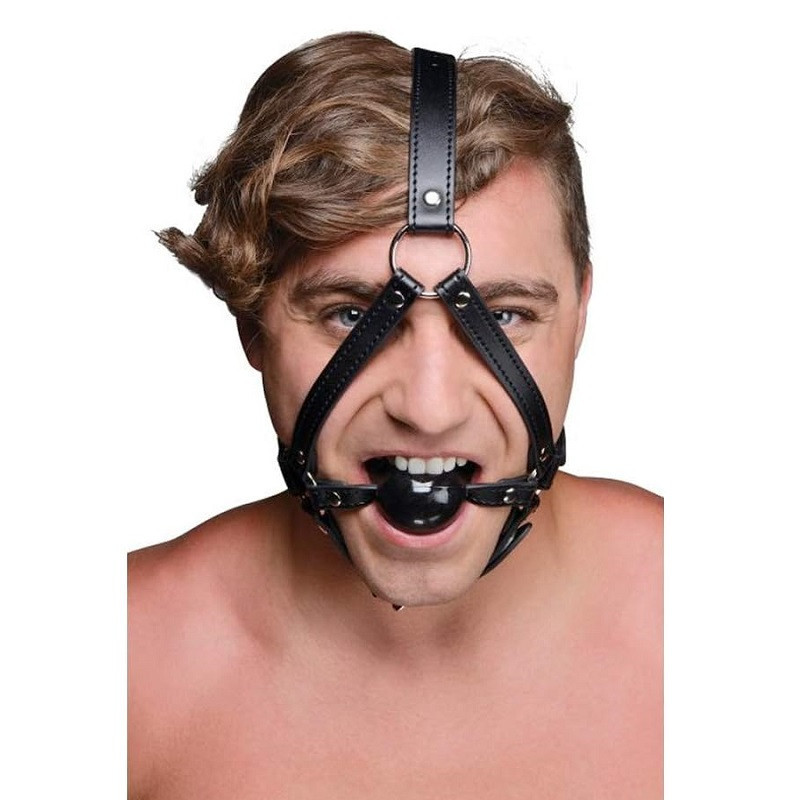Arnés De Cabeza Con Mordaza Strict