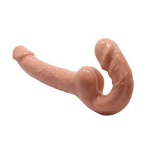 Arnés Doble Penetración Ultra Ineffable Strapless Doble Dildo