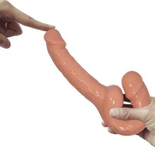 Arnés Doble Penetración Ultra Ineffable Strapless Doble Dildo