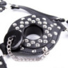 Arnés Facial Tapón Bucal Con Cadena BDSM Line