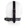 Arnés Facial Tapón Bucal Con Cadena BDSM Line