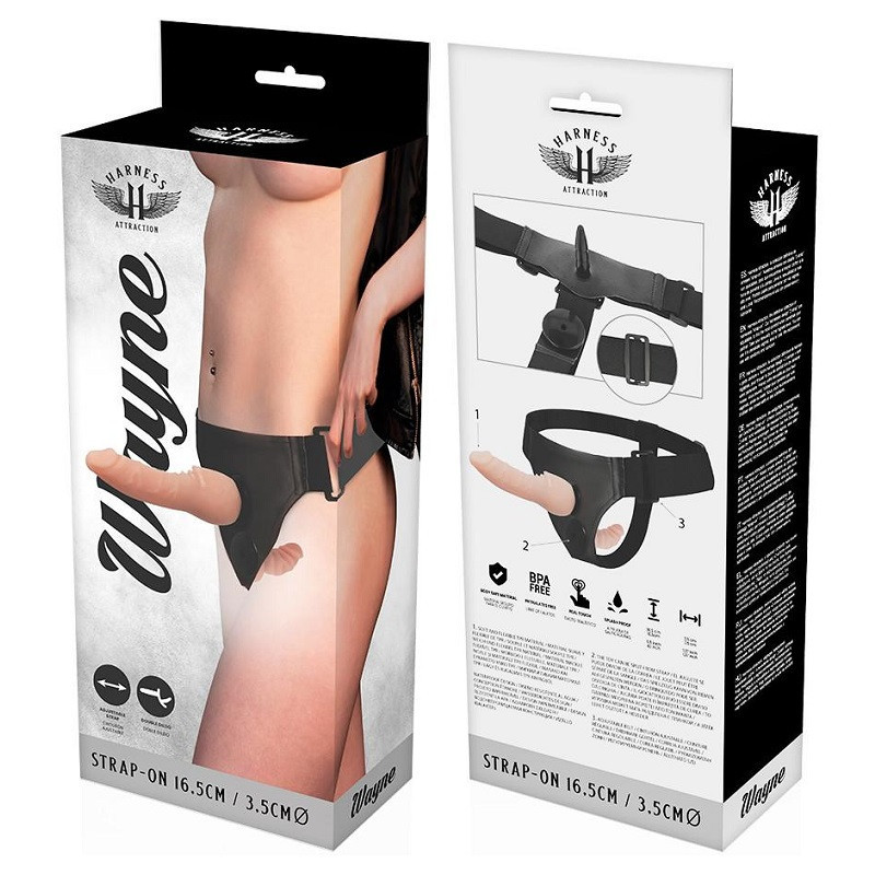 Arnés Femenino Doble Penetración Wayne Harness Attraction