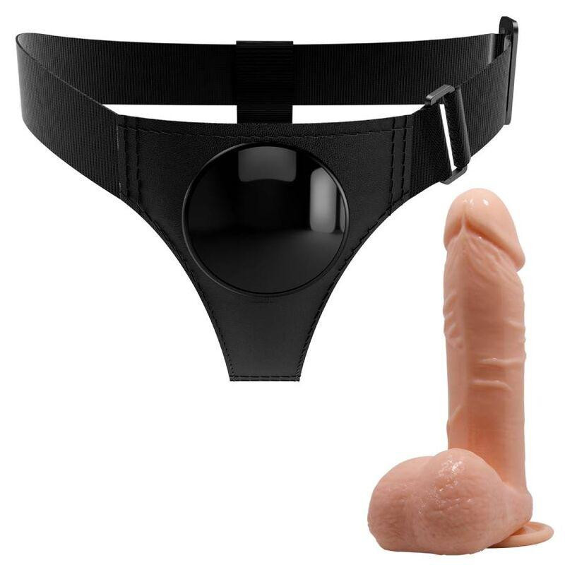 Arnés Femenino Macizo Pretty Love Harness Briefs Dildo Suction Base Tom