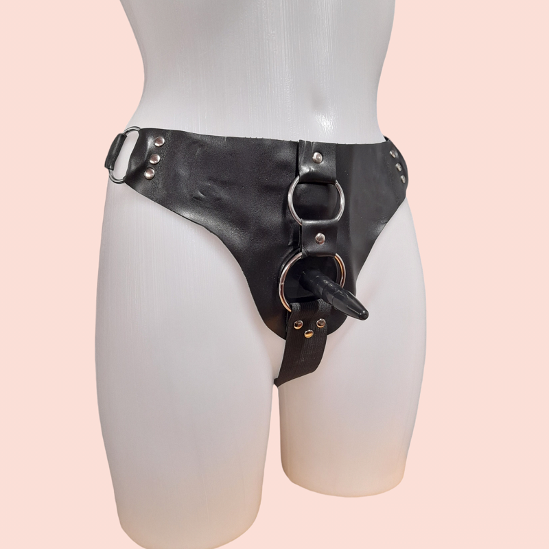 Arnés Femenino Macizo Strap On 2 Dildos Baile Jessica