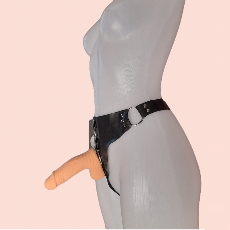 Arnés Femenino Macizo Strap On 2 Dildos Baile Jessica