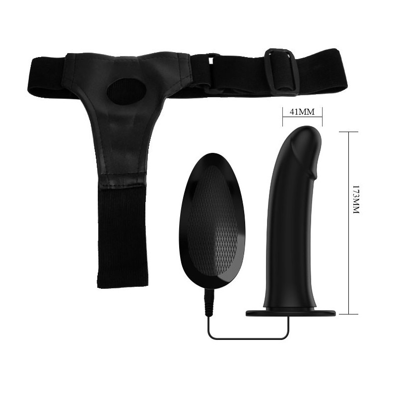 Arnés Hueco Con Vibración Silicona Pretty Love Vito