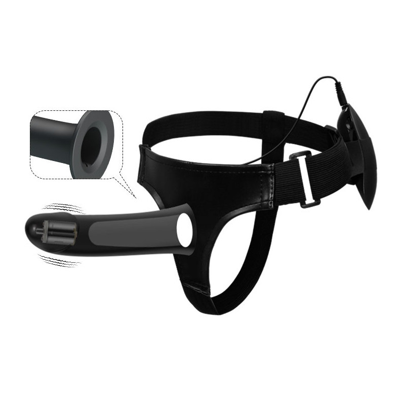 Arnés Hueco Con Vibración Silicona Pretty Love Vito