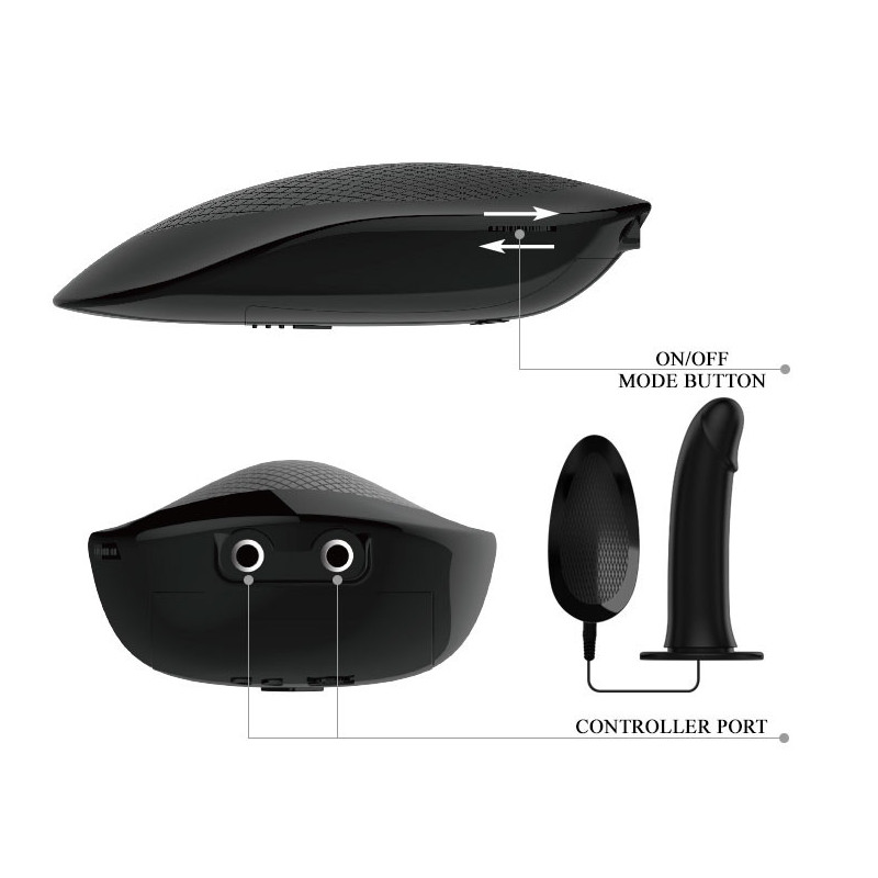 Arnés Hueco Con Vibración Silicona Pretty Love Vito