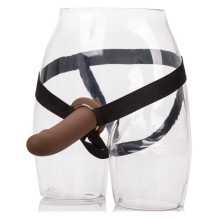 Arnés Hueco Dildo Silicona Calexotics Marrón