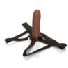 Arnés Hueco Dildo Silicona Calexotics Marrón