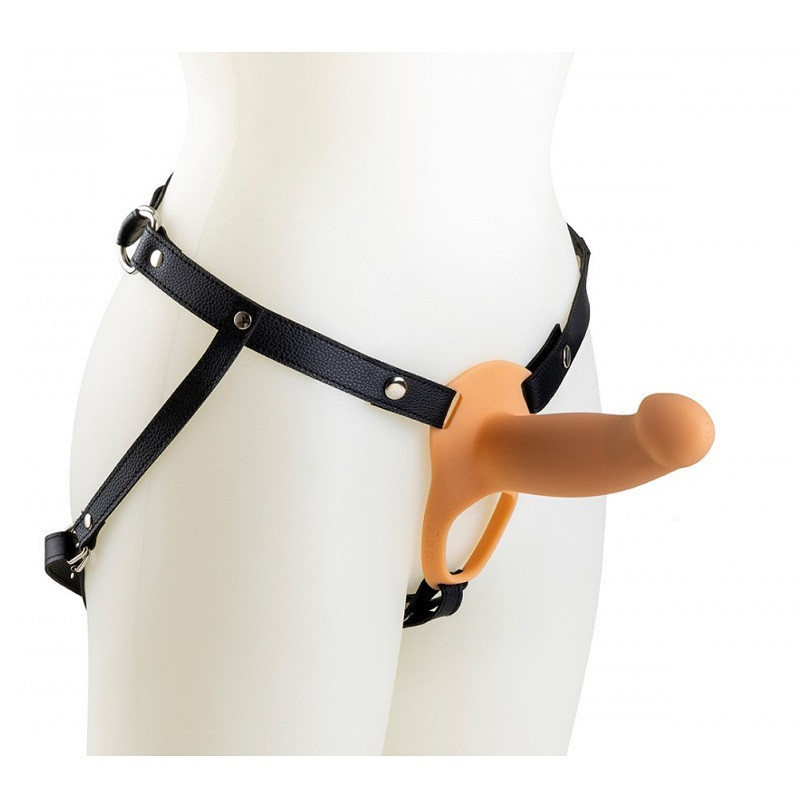 Arnés Hueco Dildo Silicona H1 Virgite Beis S