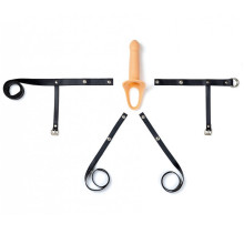 Arnés Hueco Dildo SilIcona H2 Virgite Beis L