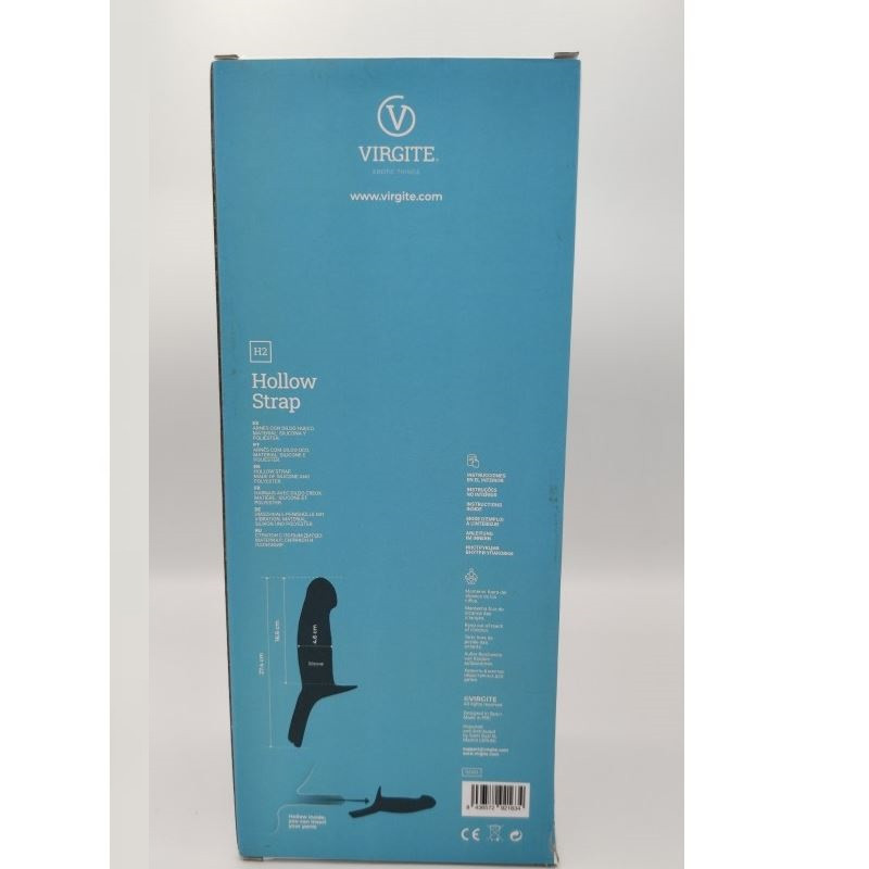Arnés Hueco Dildo SilIcona H2 Virgite Beis L