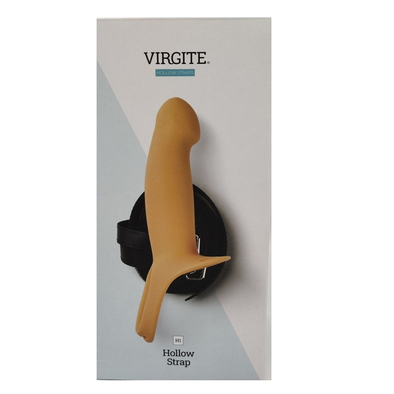 Arnés Hueco Dildo SilIcona H2 Virgite Beis L