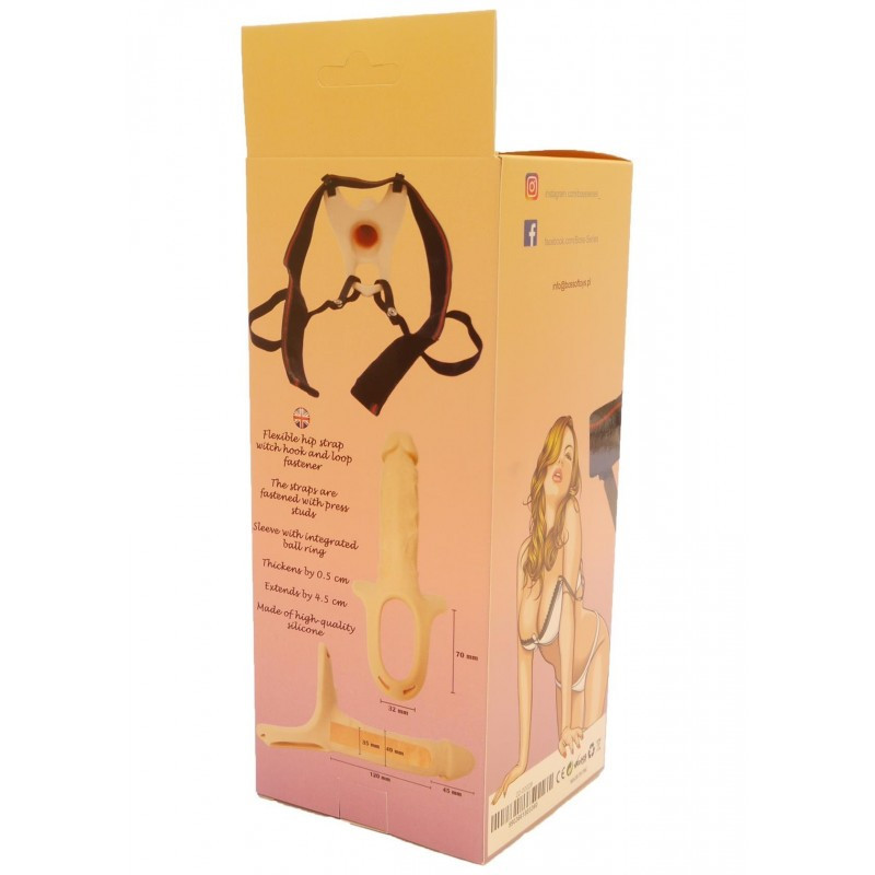 Arnés Hueco Dildo Silicona Superhero